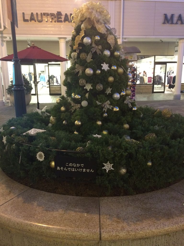 仙台泉プレミアムアウトレット クリスマス装飾